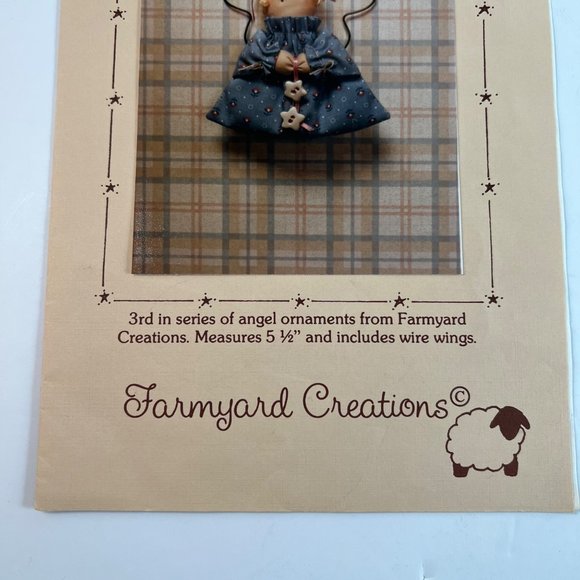 Catch a Falling Star Angel Ornament Pattern Metal Wings Farmyard Creations - Picture 4 of 9